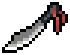Throwing blade visual reference