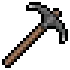 Simple pickaxe visual reference